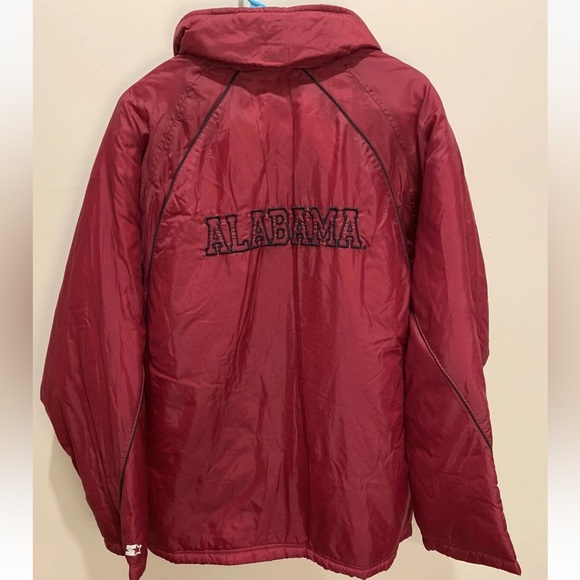 Vintage Alabama Crimson Tide Starter Hooded Jacket Men's Size M Embroidered - Picture 2 of 6
